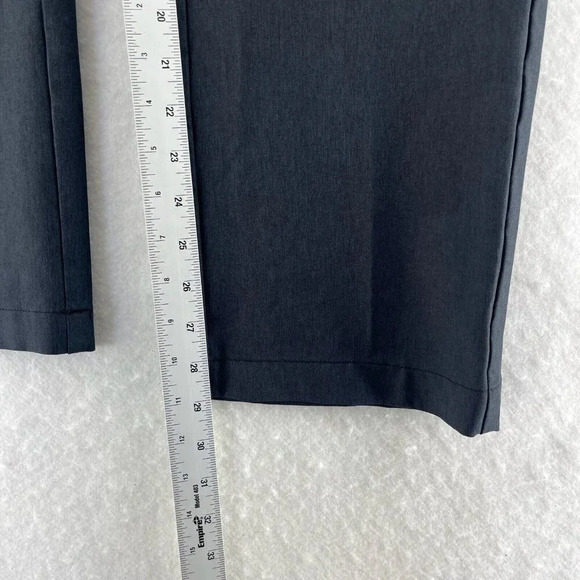 Greg Norman Pants Men's Sz 34x30 Gray Straight Leg Mid-Rise Pockets Stretch - Picture 4 of 10